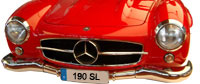 190 SL front röd